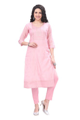 Sequin Work Embroidered Kurta for Women